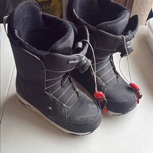 Limelight Black and Red Rain & Snow Boots High-Top Design